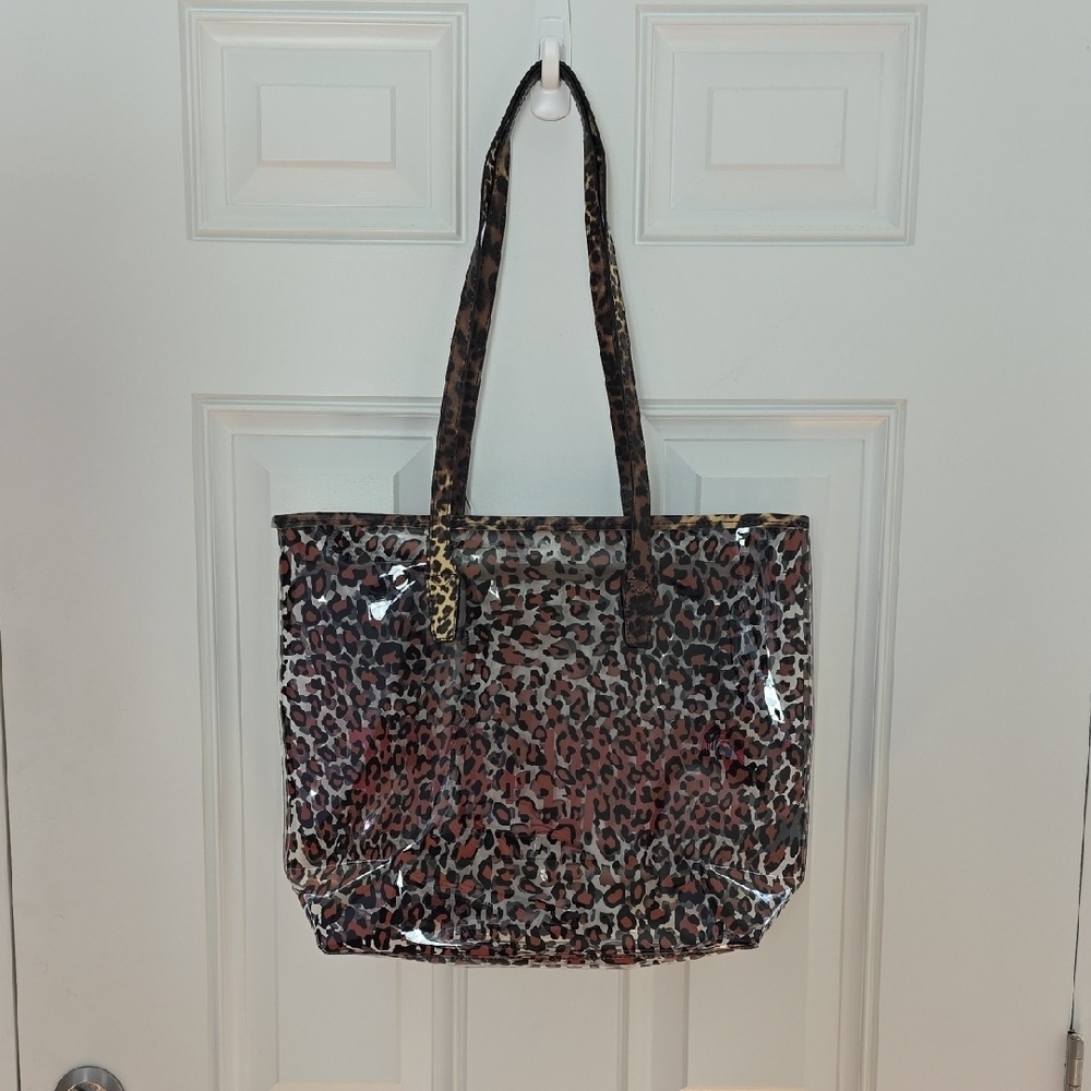 Kendall & Kylie Leopard Print Tote. Brand Name In Red Letters. NWT - Picture 3 of 11